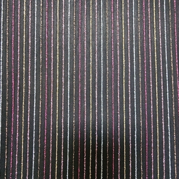 NWT Metallic Stripe Long Sleeve Midi Black Multi Dress XS FRENCH CONNECTION - Picture 6 of 14